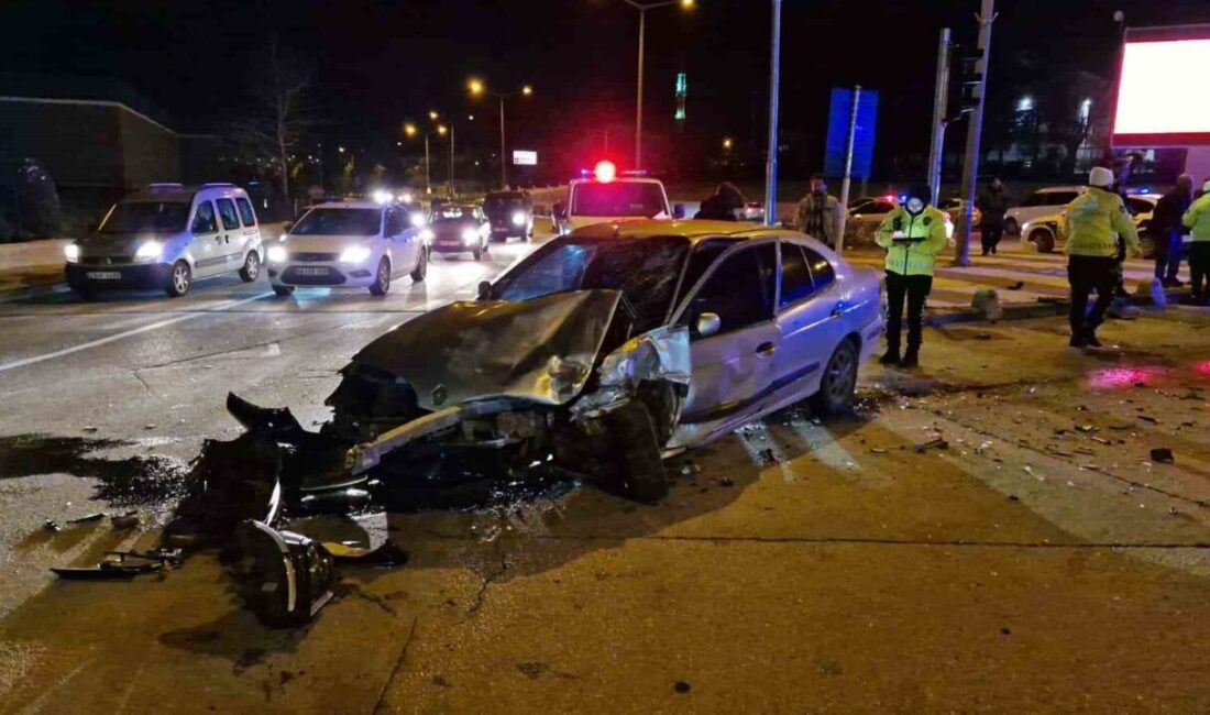 Karaman’da, polisin “dur” ihtarına uymayan ve kaçmaya başlayan bir otomobil,