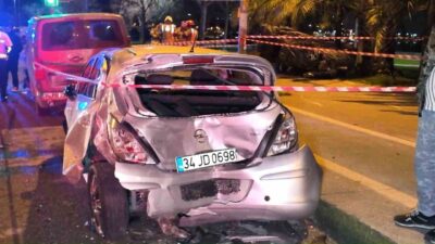 Kartal ilçesinde meydana gelen bir trafik kazasında, iddiaya göre aşırı