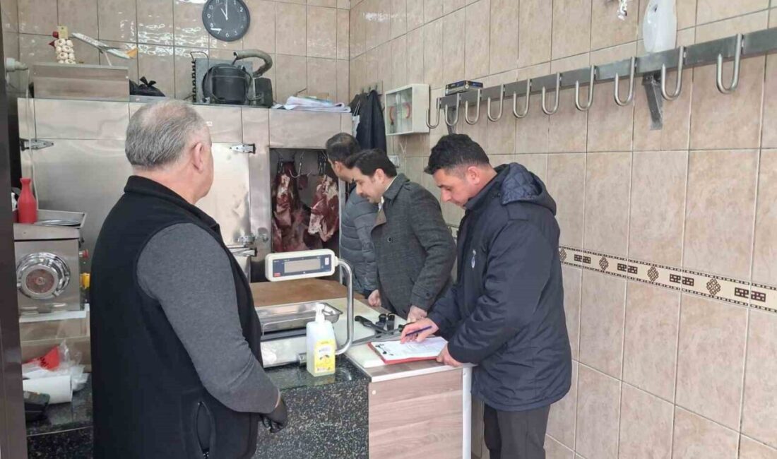 Taşköprü Belediyesi, Ramazan ayından önce kasaplar, et şarküterileri ve marketlerde