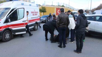 Aydın’ın Efeler ilçesinde meydana gelen bir kazada motosiklet ile otomobil