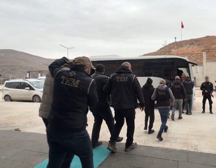 Kırşehir Emniyet Müdürlüğü Terörle Mücadele Şube Müdürlüğü ekipleri, DEAŞ terör