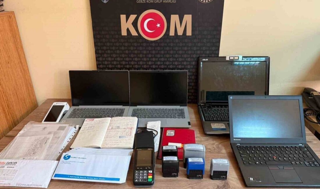 Kocaeli merkezli bir mali suç operasyonunda, iddia edildiğine göre iki