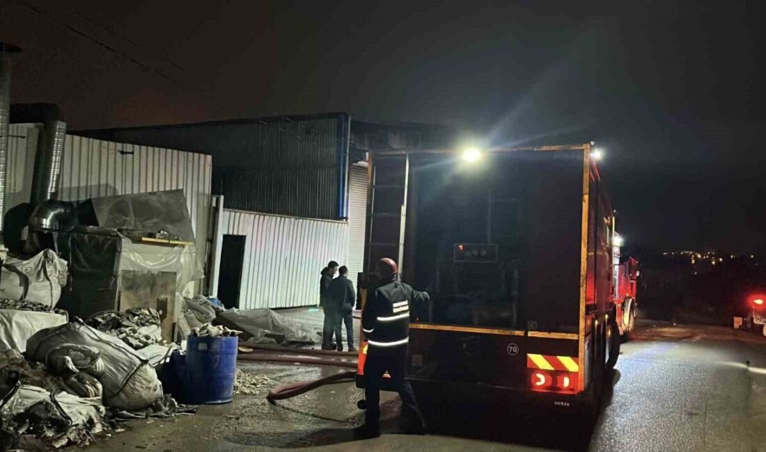 Kocaeli’nin Çayırova ilçesinde bulunan bir metal işleme şirketine ait iş