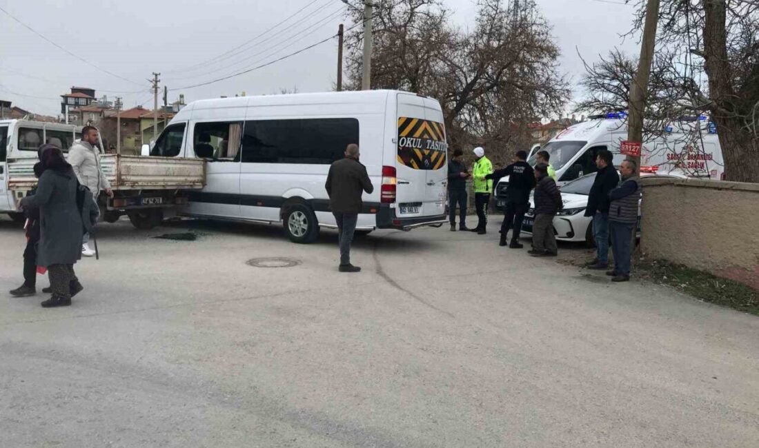 Konya’nın Ereğli ilçesinde, bir okul servis aracının Ereğli Belediyesine ait