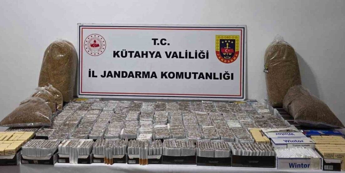 Kütahya İl Jandarma Komutanlığı ekipleri tarafından gerçekleştirilen operasyonda 39.340 adet