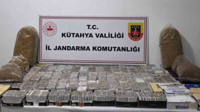 Kütahya İl Jandarma Komutanlığı ekipleri tarafından gerçekleştirilen operasyonda 39.340 adet