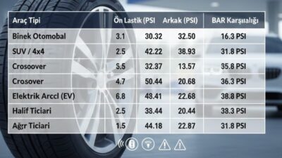 Araç güvenliği, yakıt tasarrufu ve sürüş konforu denilince akla gelen