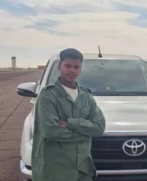 Libya’nın güneydoğusundaki Kufra bölgesinde bulunan El-Sarra Hava Üssü’ne düşen bir