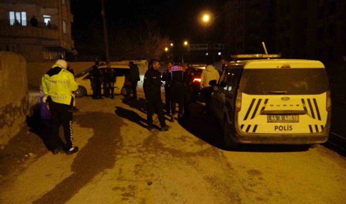 Malatya’da polisin “dur” ihtarına uymayan bir sürücü, park halindeki araçlara