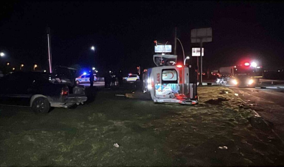 Manisa’nın Şehzadeler ilçesinde gece saatlerinde meydana gelen trafik kazasında bir