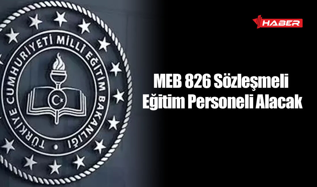 Milli Eğitim Bakanlığı, Milli Eğitim Akademisi bünyesinde görevlendirilmek üzere 826