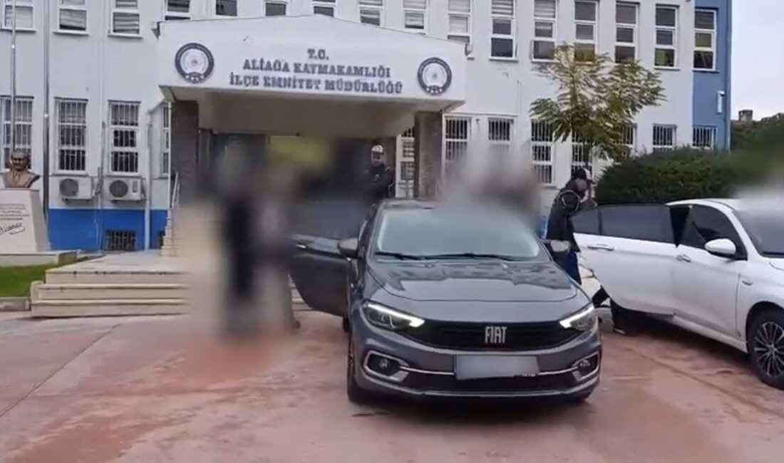 Menemen ilçesinde gerçekleştirilen bir operasyonda, “suç işlemek amacıyla örgüt kurmak”