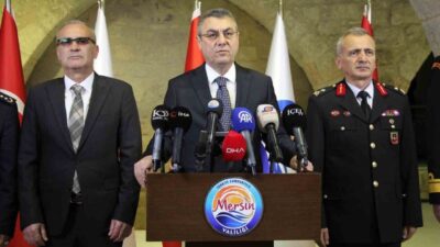 Mersin Valisi Atilla Toros, ocak ayı asayiş raporunda suç oranlarında