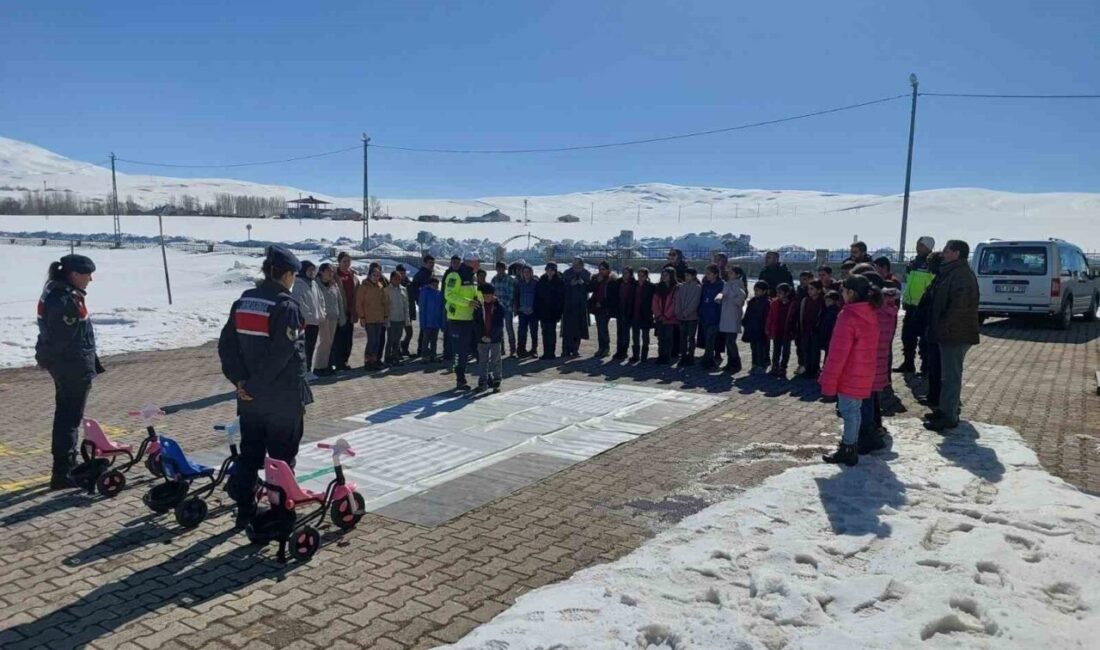 Muş İl Jandarma Komutanlığı, Malazgirt ilçesindeki iki ilkokulda düzenlenen etkinlikte