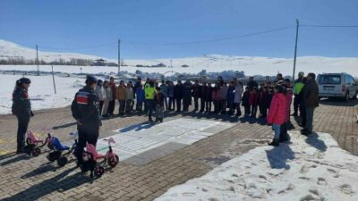 Muş İl Jandarma Komutanlığı, Malazgirt ilçesindeki iki ilkokulda düzenlenen etkinlikte