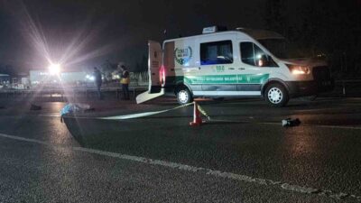 Mustafakemalpaşa ilçesinde akşam saatlerinde meydana gelen bir trafik kazasında bir