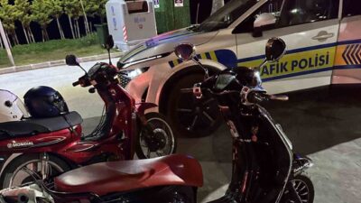 Ünye ilçesinde gece saatlerinde gerçekleşen bir olayda, park içerisinde devriye