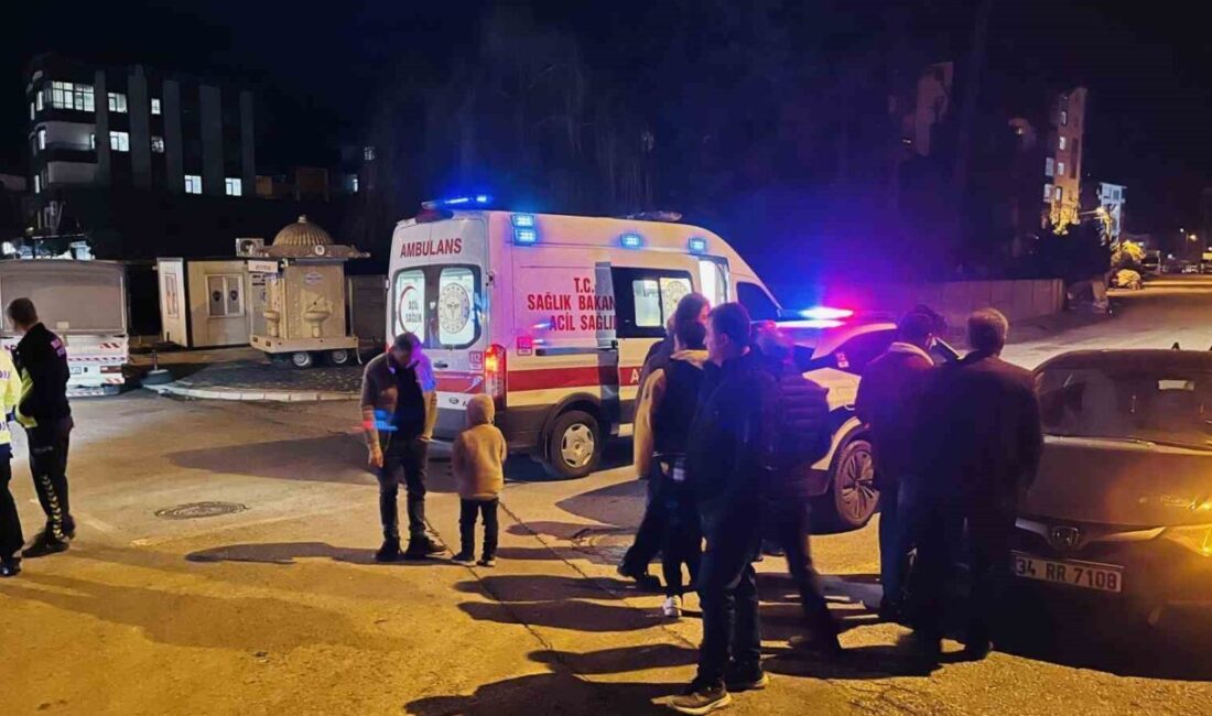 Ünye ilçesinde meydana gelen trafik kazasında iki otomobil çarpıştı ve