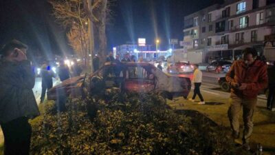 Düzce’de meydana gelen trafik kazasında bir kişi yaralandı. Olay, gece