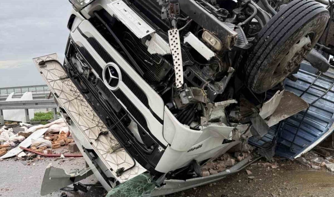 Aydın-Denizli Otoyolu Yenipazar mevkiinde meydana gelen trafik kazasında tır ile