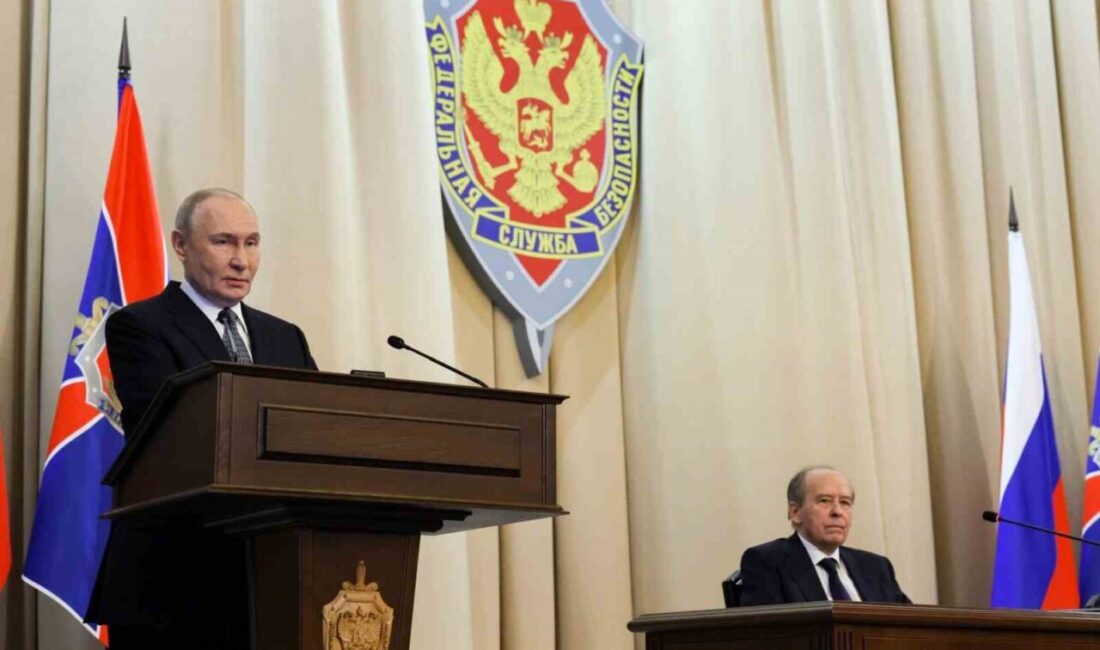 Rusya Devlet Başkanı Vladimir Putin, başkent Moskova’da gerçekleştirilen Rusya Federal