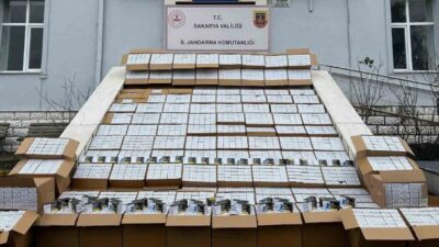 Sakarya’da jandarma ekipleri tarafından 3 ilçede gerçekleştirilen kaçakçılık operasyonlarında 2