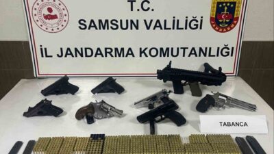 Samsun’un Çarşamba ilçesinde gerçekleştirilen jandarma operasyonunda bir evde yapılan aramada