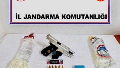 Mardin’de, jandarma ekipleri tarafından gerçekleştirilen bir operasyonda, serum ünitesine saklanmış