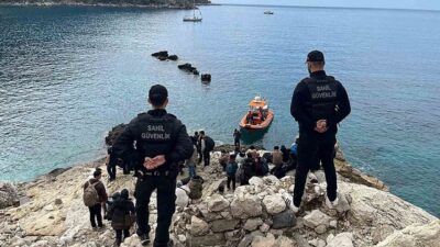 Muğla’nın Seydikemer ilçesine bağlı Leylek Koyu’nda, yasadışı yollarla yurt dışına