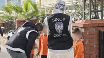 Sinop’ta, polis ekipleri, çocuk ve gençlerin güvenliğini sağlamak amacıyla okul