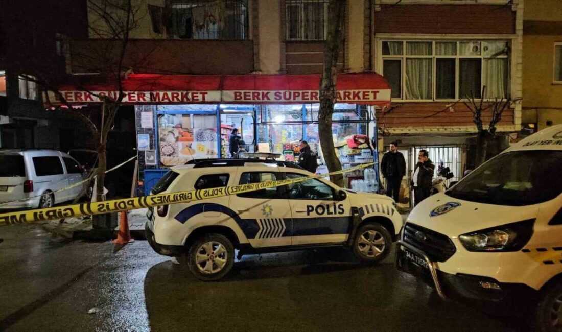 Sultangazi’de gece geç saatlerde meydana gelen olayda bir markete silahlı