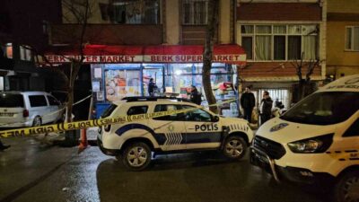 Sultangazi’de gece geç saatlerde meydana gelen olayda bir markete silahlı