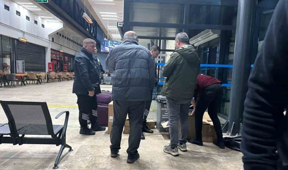 Tekirdağ’da otobüs terminalinde, Bulgaristan’dan gelen bir kişinin taşıdığı eşyalarda kaçak