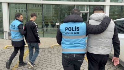 Samsun’da gerçekleşen Samsunspor-Trabzonspor maçı öncesi Trabzonspor takım otobüsüne yapılan taşlı