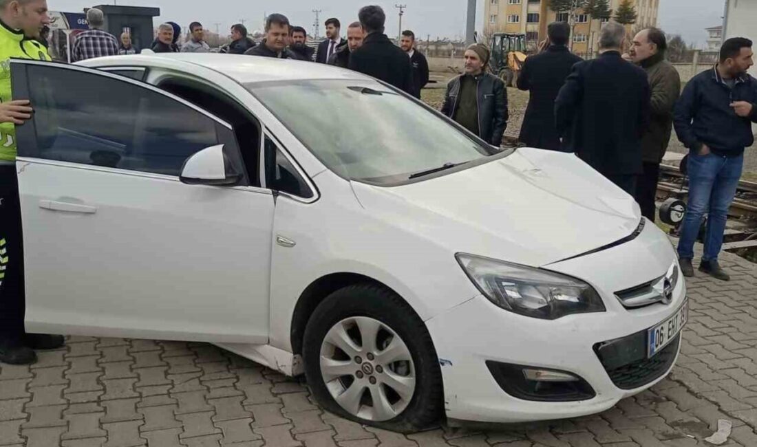 Bingöl’ün Genç ilçesinde, Sait Göker Caddesi üzerindeki hemzemin geçitte meydana