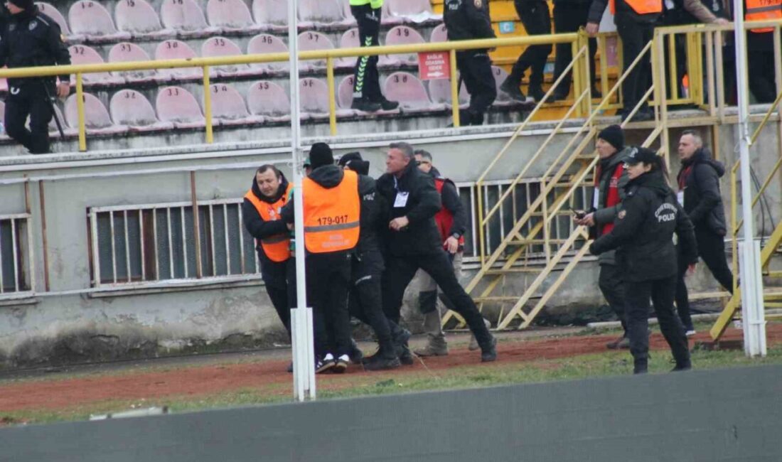 Boluspor ile Sakaryaspor arasındaki Trendyol 1.Lig maçının 23. haftasında yaşanan
