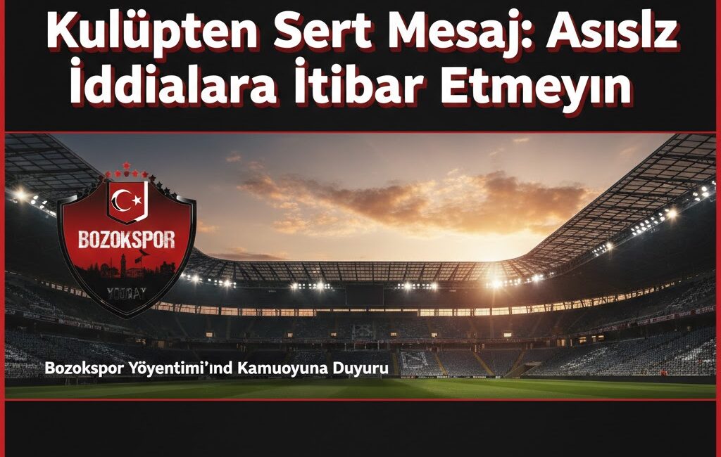 Yozgat Bozokspor Kulübü, kamuoyunda son günlerde gündeme gelen bağış ve