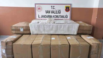 Başkale ilçesinde jandarma tarafından yapılan operasyonlarda 17 bin 160 adet