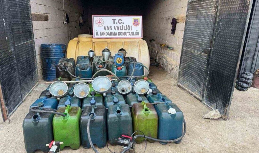 Van’ın Saray ilçesinde jandarma ekipleri tarafından yürütülen operasyon sonucunda kaçak