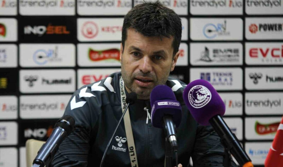 Ankara Keçiörengücü’nün teknik direktörü Yalçın Koşukavak, Erzurumspor FK ile oynanan