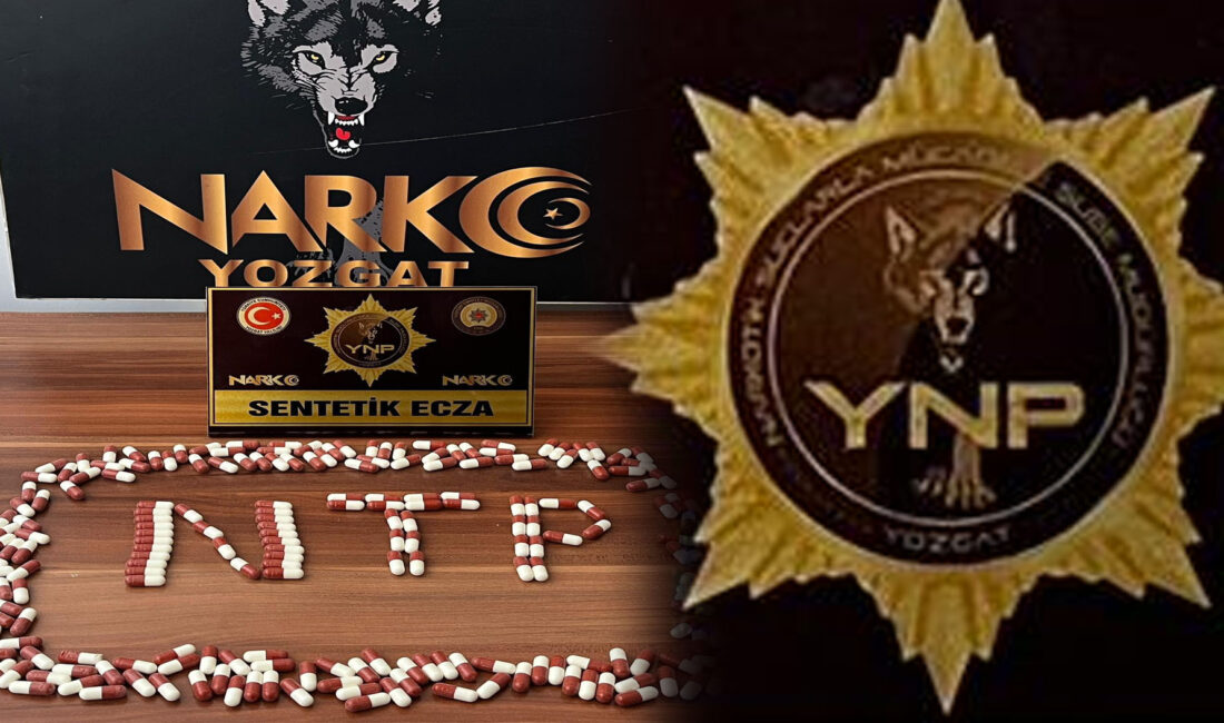 Yozgat Narkotik Suçlarla Mücadele Şube Müdürlüğü ekipleri ile Yerköy Narkotik