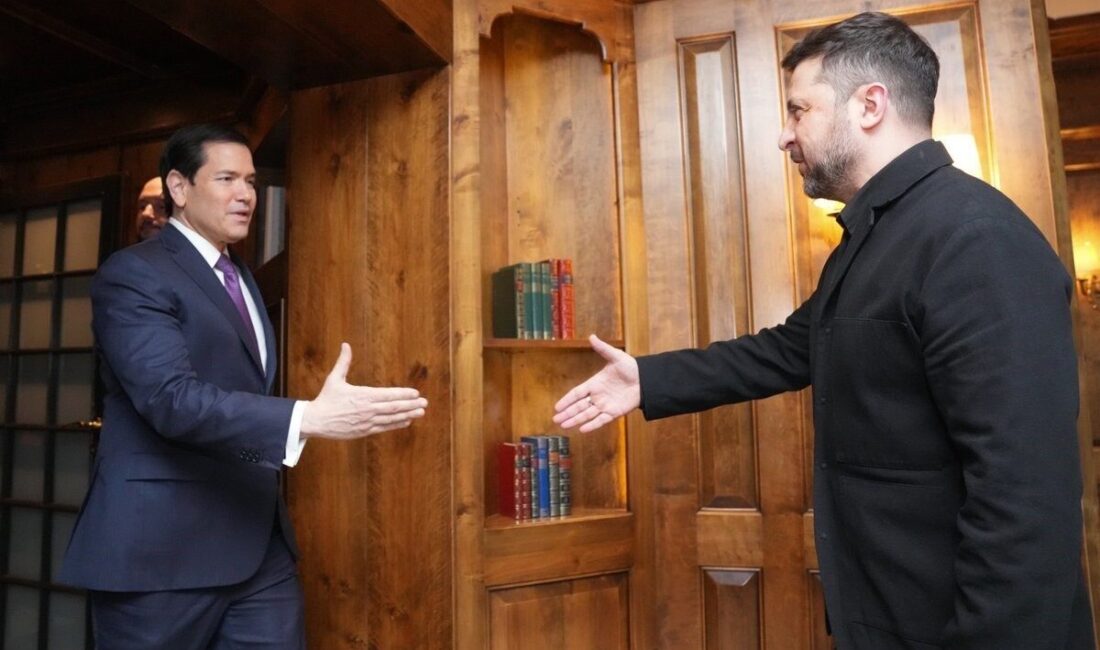 Ukrayna Devlet Başkanı Vladimir Zelenskiy, ABD Dışişleri Bakanı Marco Rubio