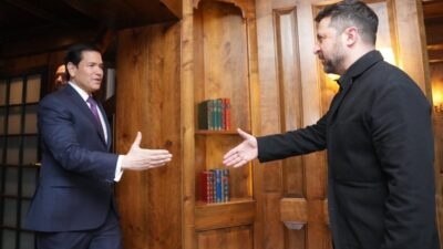 Ukrayna Devlet Başkanı Vladimir Zelenskiy, ABD Dışişleri Bakanı Marco Rubio