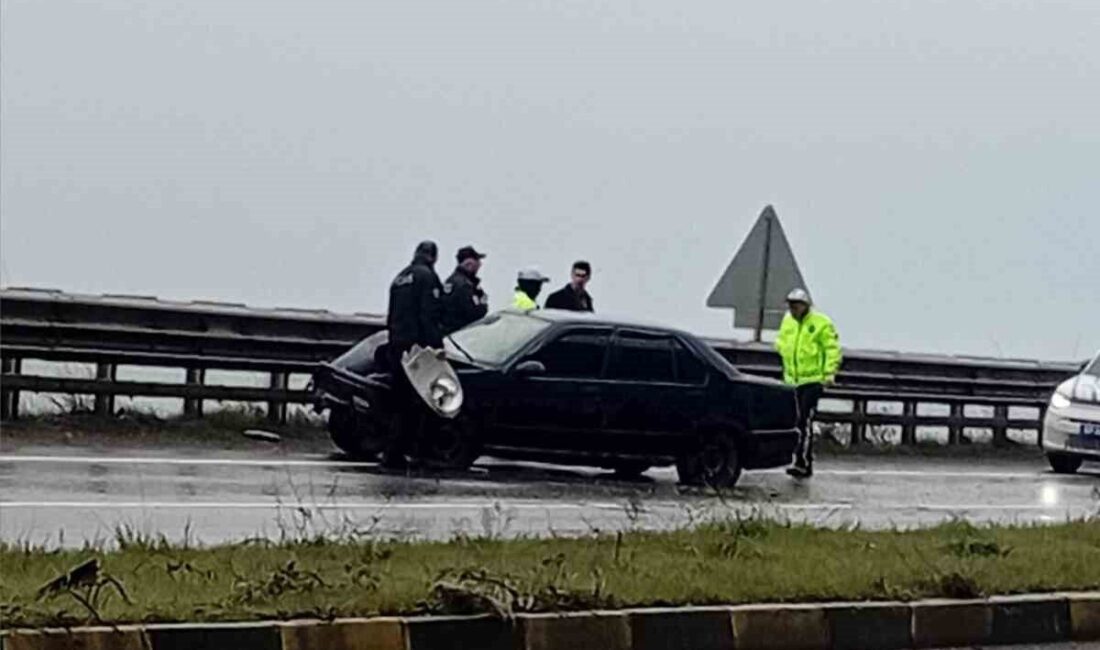 Ereğli ilçesine bağlı Gülüç Tersaneler Bölgesi’nde meydana gelen trafik kazasında