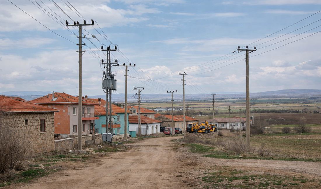 Bölgede planlanan yatırım çalışması kapsamında çok sayıda köyü kapsayan elektrik