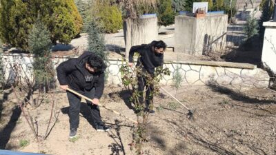Yozgat’ın Yerköy ilçesinde bulunan şehitlikte, 18 Mart Çanakkale Zaferi ve