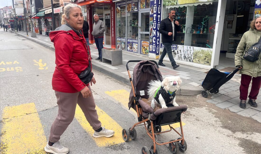 Yerköy’de günlük hayatın içinden renkli bir görüntü objektiflere yansıdı. İlçe