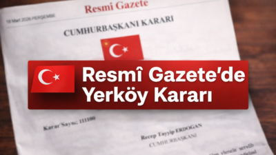 Resmî Gazete’de yayımlanan Cumhurbaşkanı Kararı ile Yozgat’ın Yerköy ilçesinde arazi