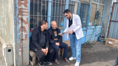 Yerköy İlçe Sağlık Müdürlüğü tarafından sanayi esnafına yönelik bağımlılıkla mücadele