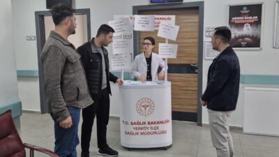 Yerköy İlçe Sağlık Müdürlüğü tarafından gerçekleştirilen sağlık farkındalığı çalışmaları kapsamında,
